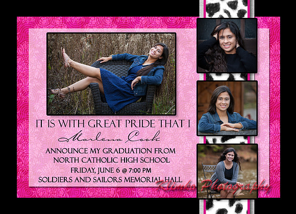Marlena Cook Class of 2014 5x7